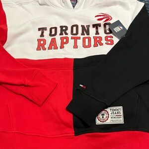 Tommy Hilfiger Red Black White Raptors Hoodie
